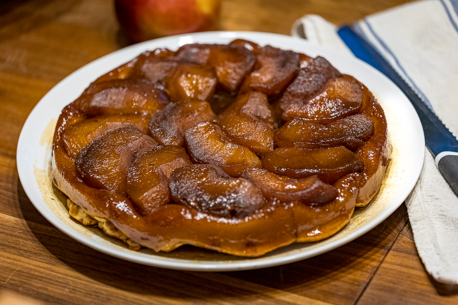 Une tarte Tatin vegan, pour les amateurs de pommes et caramel